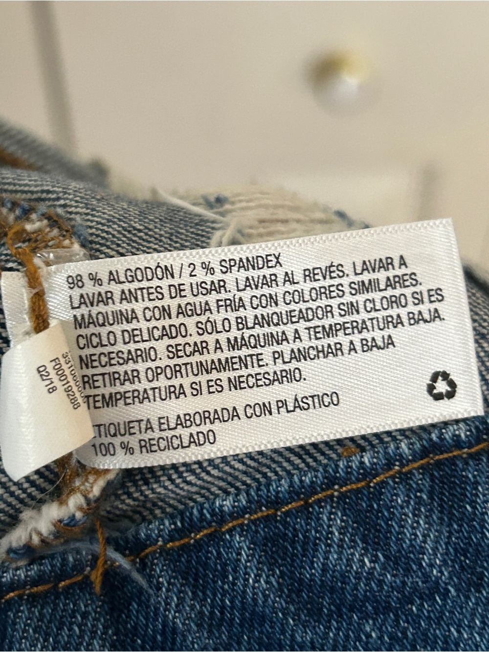 Wild Fable Light Blue Distressed Jean Jacket size M - Picture 9 of 10